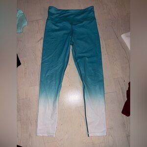 ZYIA Teal Activewear Leggings